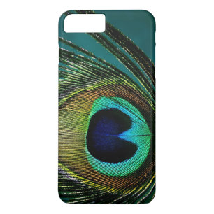 Colorful Exotic Peacock Feather Modern Photography iPhone 8 Plus/7 Plus Case