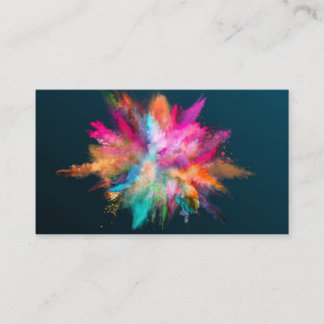 Colorful Explosion Business Card