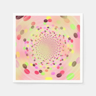 Colorful Explosion of Candy Dots Napkins