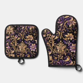 Colorful,Extravagant,Purple and Gold 