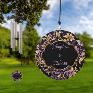 Colorful,Extravagant,Purple and Gold Wedding