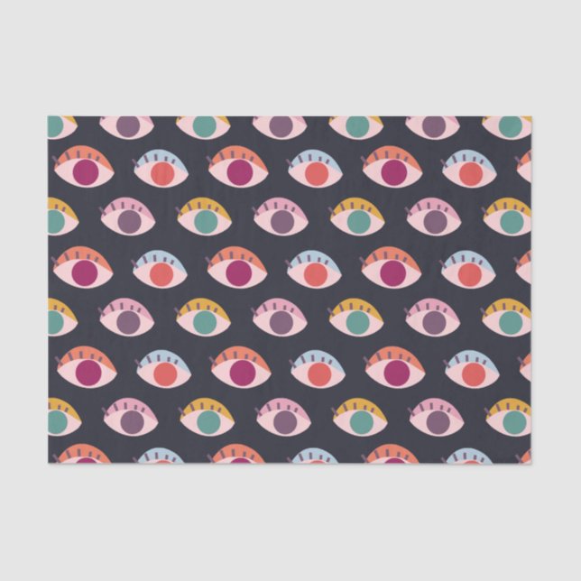 Colorful Eyes Tissue Paper (Front)