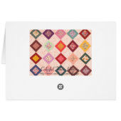 Colorful Fabrics Pattern Cards (Back Horizontal)