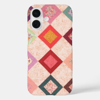 Colorful Fabrics Pattern iPhone 16 Case