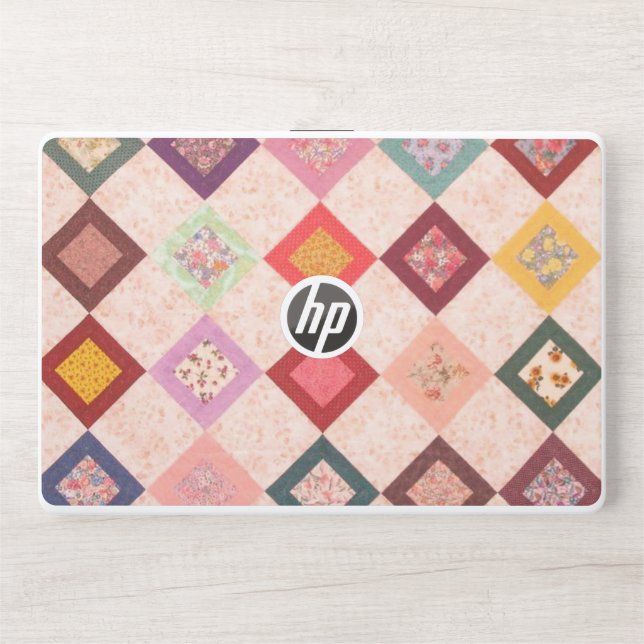 Colorful Fabrics Pattern HP Laptop Skin (Front)