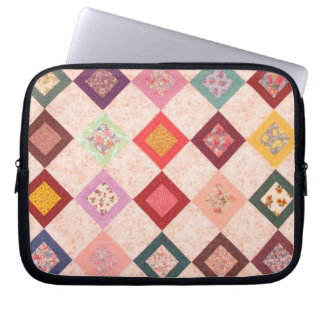 Colorful Fabrics Pattern Laptop Sleeve