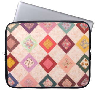 Colorful Fabrics Pattern Laptop Sleeve