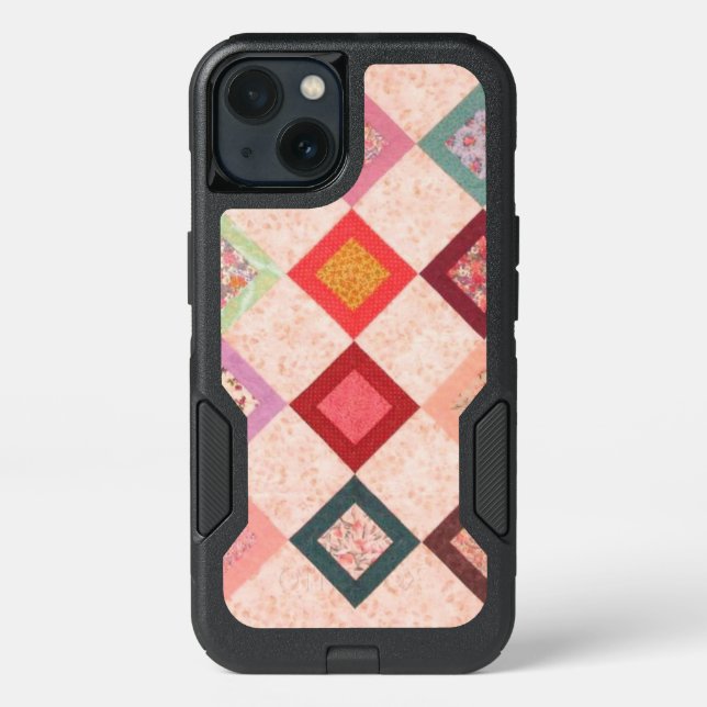 Colorful Fabrics Pattern Otterbox iPhone Case (Back)