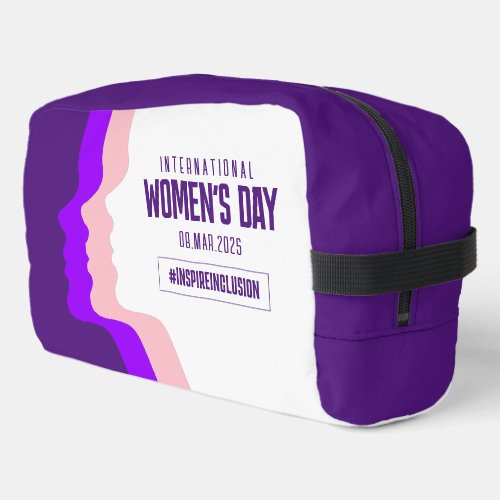 Colorful Faces International Womens Day March 8 Dopp Kit