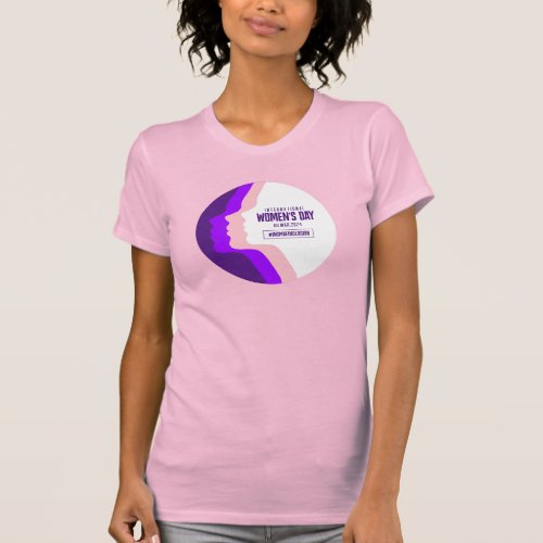 Colorful Faces International Womens Day March 8 T_Shirt
