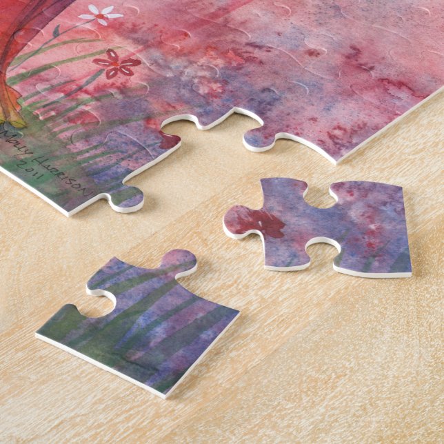 Colorful Fairy Puzzle with Tin (Side)
