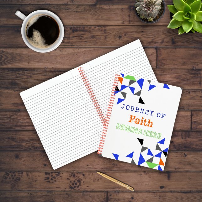 Colorful Faith Inspirational Quote Notebook (Creator Uploaded)