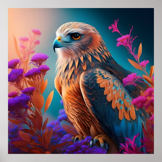 Colorful Falcon  Poster (Front)