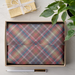 Colorful Fall And Winter Colored Stripes Pattern Tissue Paper
