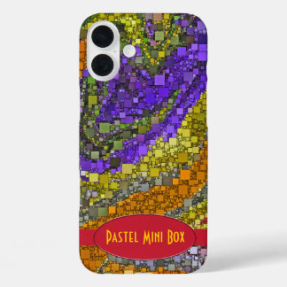 Colorful Fall Bouquet Box Design iPhone 16 Plus Case