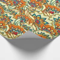 Fall Floral Wrapping Paper