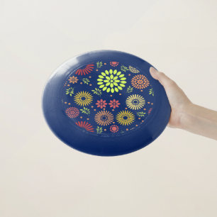 Colorful Fall Flowers in Warm Shades Wham-O Frisbee