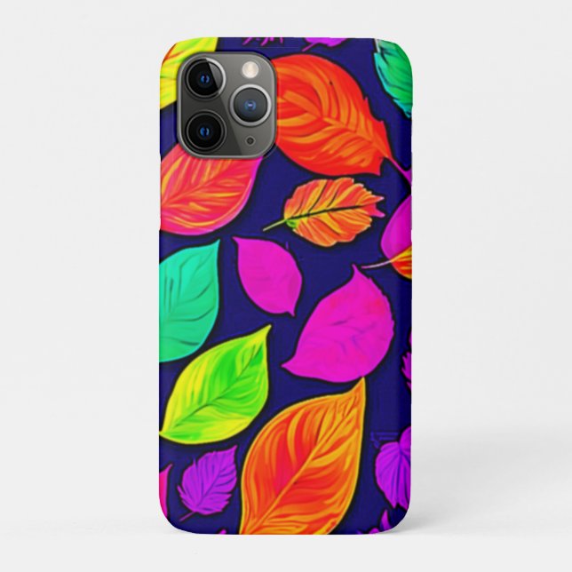 Colorful fall leaves Artwork Case-Mate iPhone Case (Back)