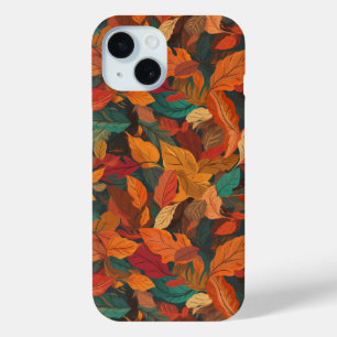 Colorful Fall Leaves iPhone 15 Case