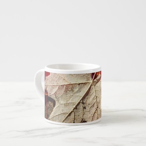 Colorful Fall Maple Leaves Floating Espresso Cup