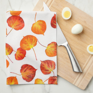 Colorful Fall Quaking Aspen Leaves Paper Napkins