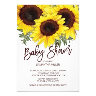 Sunflower Baby Shower Time For The Holidays Sunflower Baby Shower Time For The Holidays