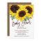 Colorful Fall Sunflowers Neutral Baby Shower