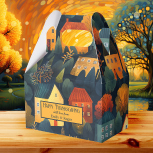 Colorful Fall Thanksgiving Gift Box