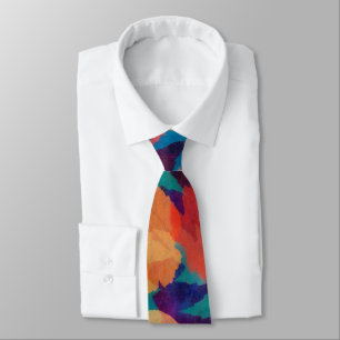 Colorful Fallen Leaves Neck Tie