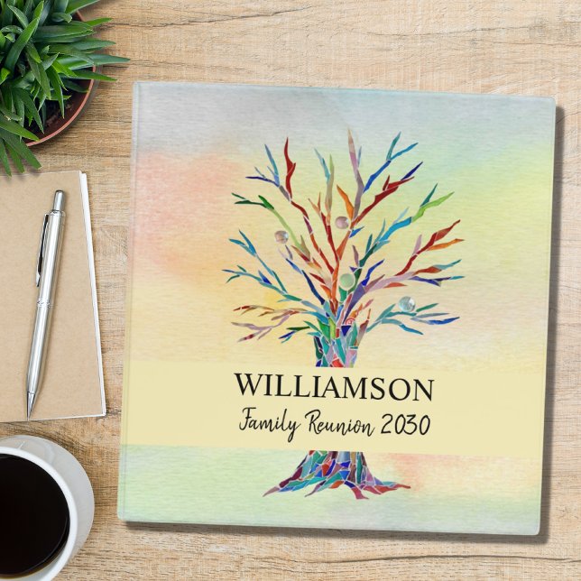  Colorful Family Reunion  3 Ring Binder (Creator Uploaded)