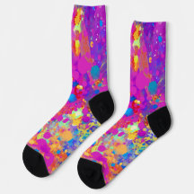 Colorful Fancy Artistic Socks
