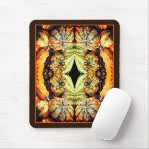 Colorful Fancy Gourds Country Abstract Mouse Pad