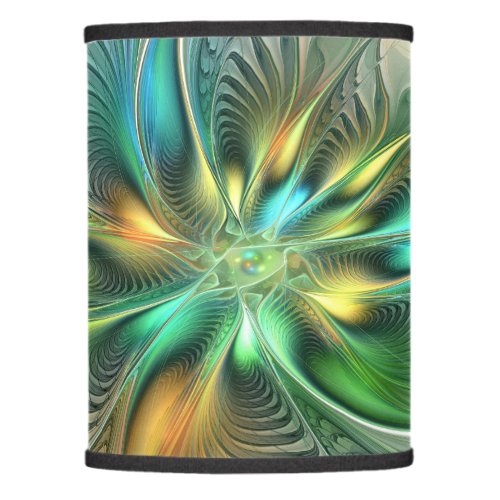 Colorful Fantasy Abstract Flower Fractal Art Lamp Shade