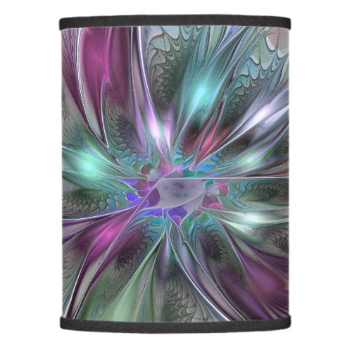 Colorful Fantasy Abstract Modern Fractal Flower Lamp Shade