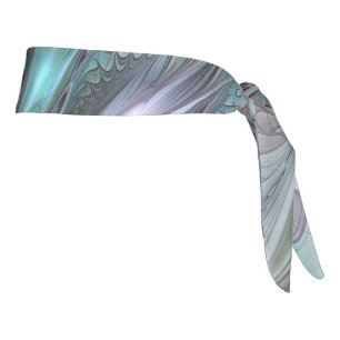 Colorful Fantasy Abstract Modern Fractal Flower Tie Headband