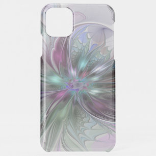 Colorful Fantasy Abstract Modern Fractal Flower iPhone 11 Pro Max Case