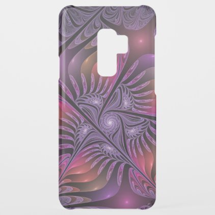 Colorful Fantasy Abstract Modern Purple Fractal Uncommon Samsung Galaxy S9 Plus Case