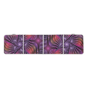 Colorful Fantasy Abstract Trippy Purple Fractal Beer Pong Table