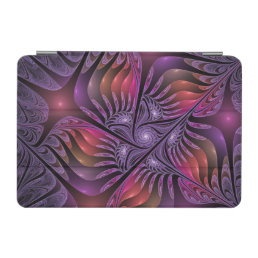 Colorful Fantasy Abstract Trippy Purple Fractal iPad Mini Cover
