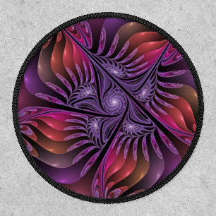 Colorful Fantasy Abstract Trippy Purple Fractal Patch