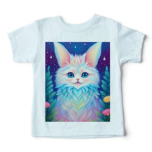 Colorful Fantasy Animal Print T-Shirt