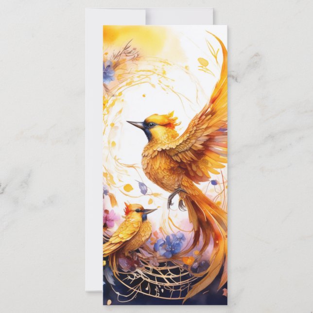 Colorful Fantasy Bird Art  (Front)