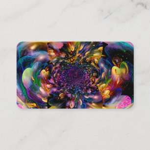 Colorful fantasy business card