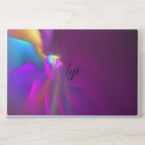 Colorful Fantasy Flower Modern Abstract Fractal HP HP Laptop Skin