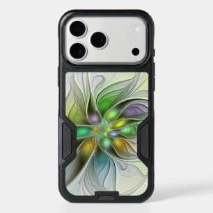 Colorful Fantasy Flower Modern Abstract Fractal iPhone 17 Pro Max Case