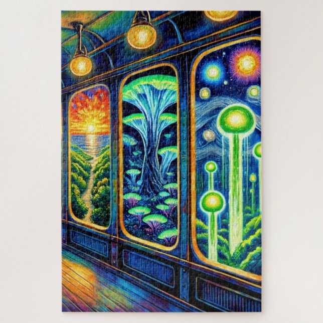 Colorful Fantasy Land Jigsaw Puzzle (Vertical)