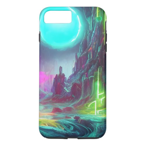 Colorful Fantasy Landscape  Alien World iPhone 8 Plus7 Plus Case