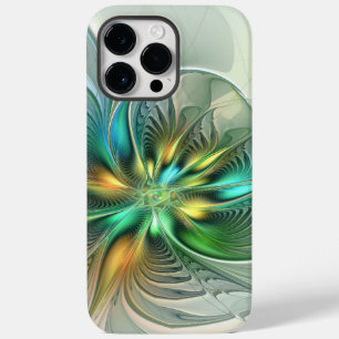 Colorful Fantasy Modern Abstract Flower Fractal Case-Mate iPhone 14 Pro Max Case