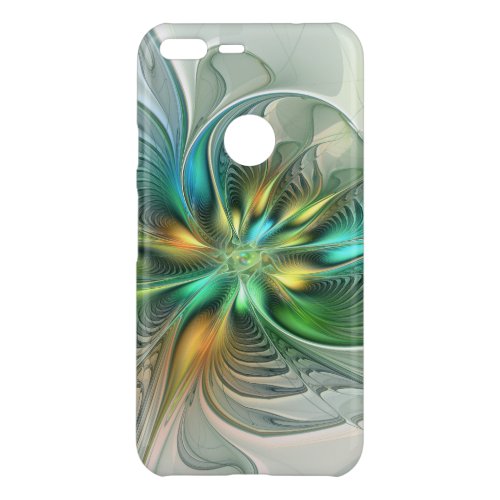 Colorful Fantasy Modern Abstract Flower Fractal Uncommon Google Pixel XL Case