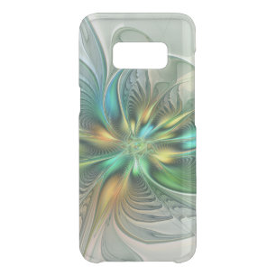 Colorful Fantasy Modern Abstract Flower Fractal Uncommon Samsung Galaxy S8 Case